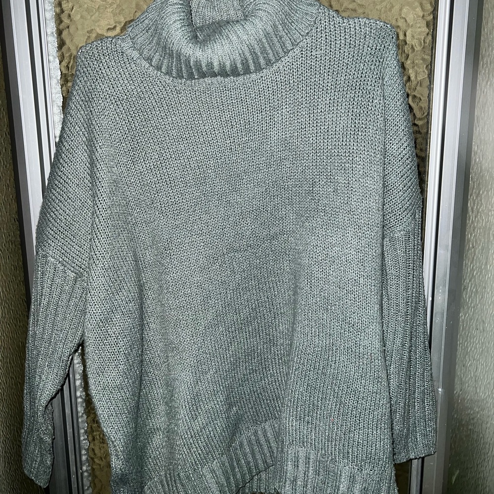 Chunky batwing sweater